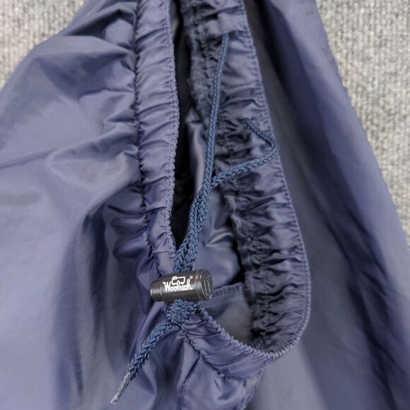 Woolrich Wind Water Resistant Windbreaker Pants Size S Navy Blue Golf Nylon - Picture 9 of 11